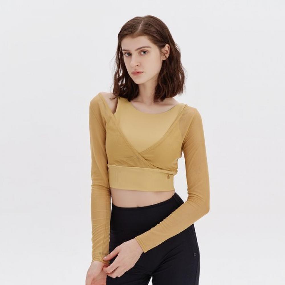 HuiT 2in1 Bra Long Sleeve T hTwTl3k12T