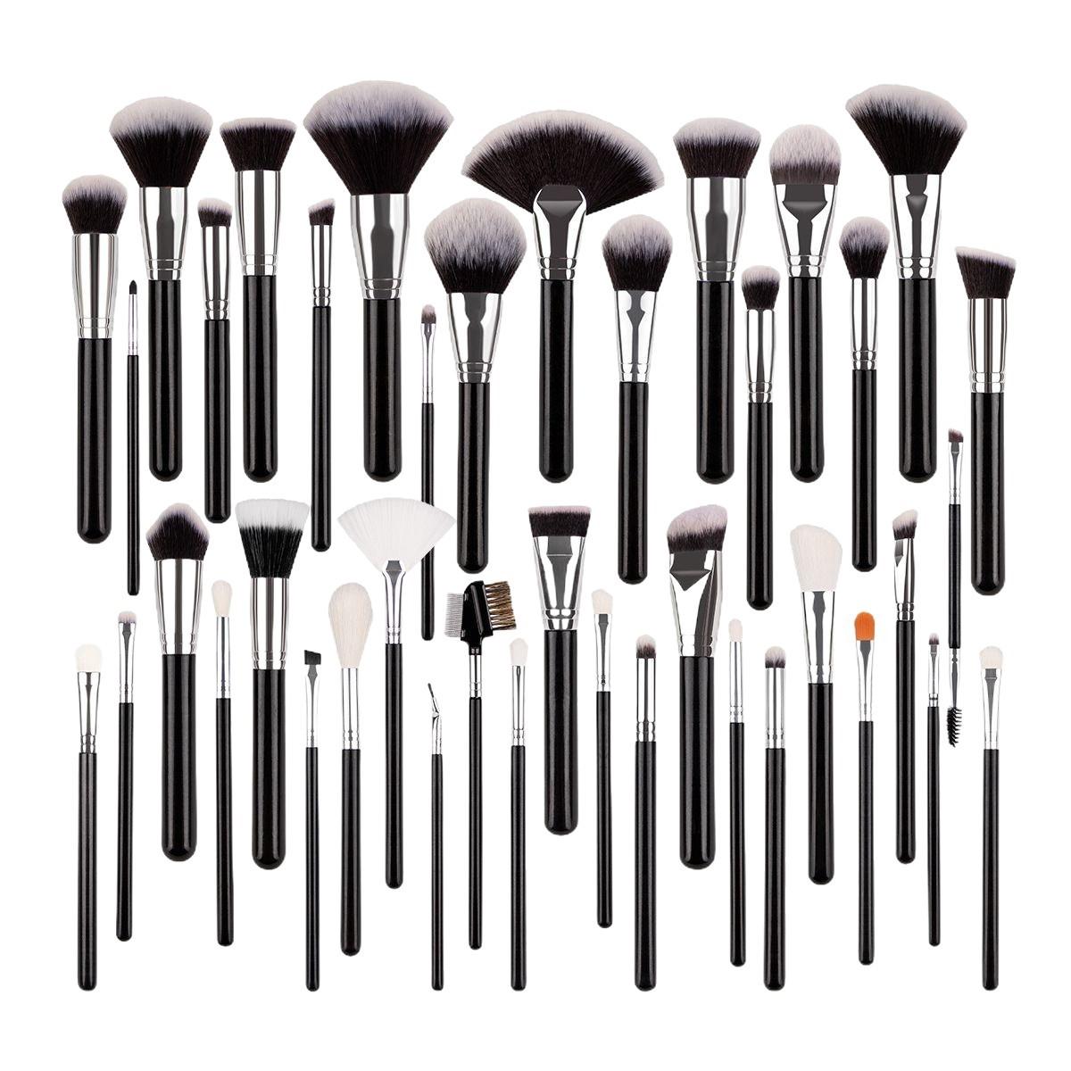 Professional makeup artist makeup brush 40 set, soft hair loose powder brush, eyeshadow brush, full set of makeup and beauty tools