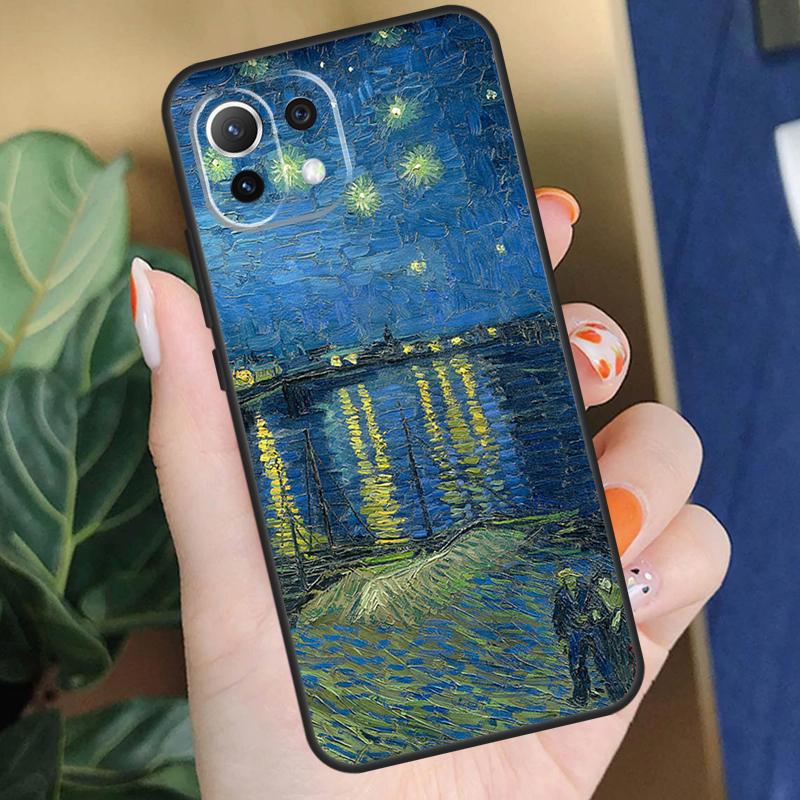 Van Gogh Oil Painting Case For Xiaomi 15 14 Ultra 13T 14T 15T Pro 17 Pro Max POCO X7 Pro X5 X6 F5 F6 F7 F8 Coque