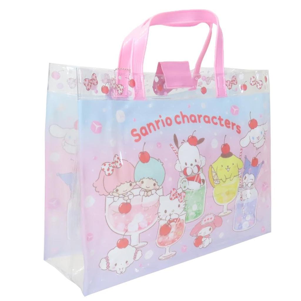 Gusseted PVC Bag L Sanrio Characters Pink [Takanami]
