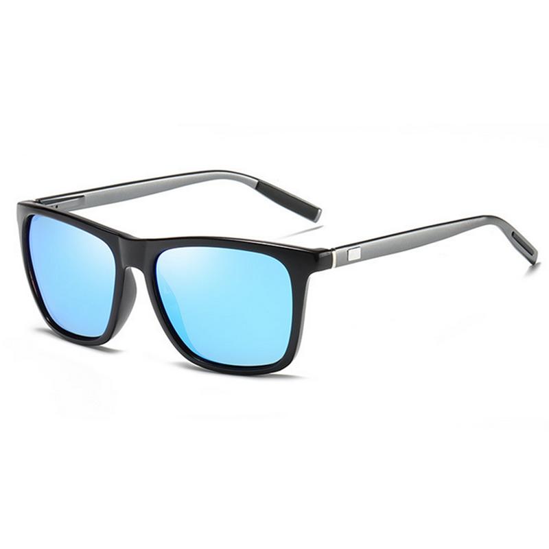 Modische quadratische Brille Herren Damen Aluminium-Magnesium Korrektionsbrille 0 -0,5 -1,0 -2,0 Bis -6,0