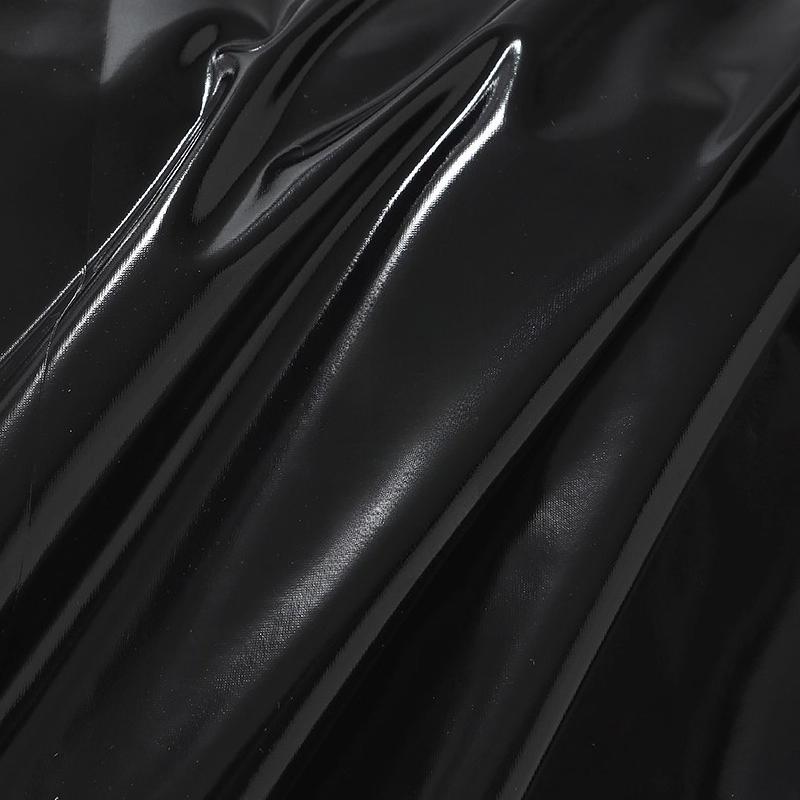 Waterproof 4 Sides Stretch Shiny Leather Fabric Per Meter for Upholstery Sofa Pillows Mat Bag Diy Sewing Cloth Thin Soft Plain