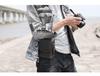 Retro Mini Leather Crossbody Bag - Men's Chest & Waist Phone Bag, Top Layer Cowhide