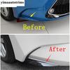 Car Front Bumper Corner Strip Protection Cover Trim ABS Chrome / Carbon Fiber Accessories For Toyota Corolla E210  - 2025