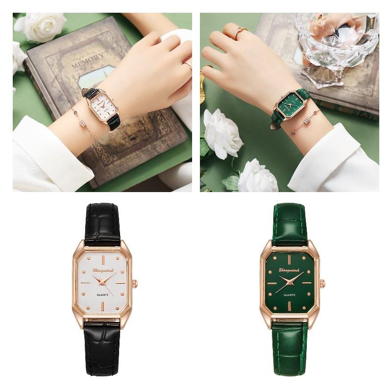 Elegant Small Green Watch For Women Perfect For Casual Style