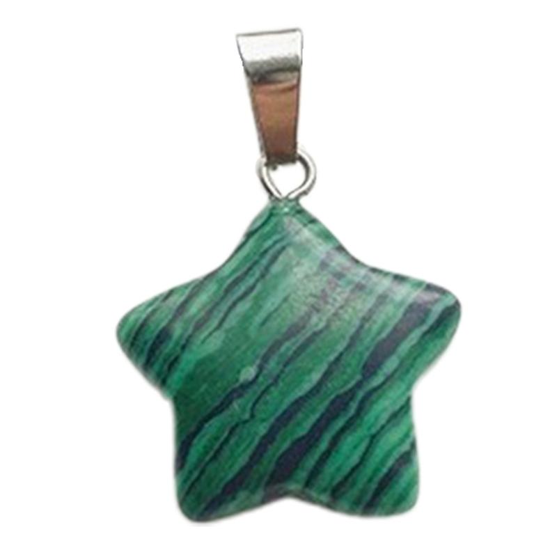 Star Pendant Star Charm Fashion Jewelry Accessory Natural Stone Material Jewelry Findings Perfect Gift for Women Girls