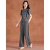 Women's Fashion Striped Commuter Set