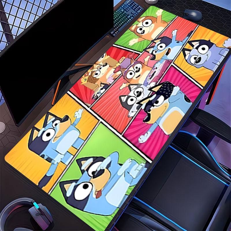 Bluey Print Mouse Pad, for Keyboard Pad Laptop PC Mat for Office Home Use, Desk Decor, Perfect Birthday Gift for Gamers
