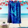 1. FC Magdeburg Print Beach Towel, Large Soft Quick Dry Towel for Beach Camping Swimming