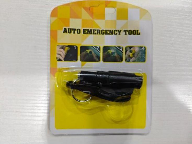 3-in-1 Safety Keychain: Window Breaker, Emergency Hammer, Whistle & Cutter