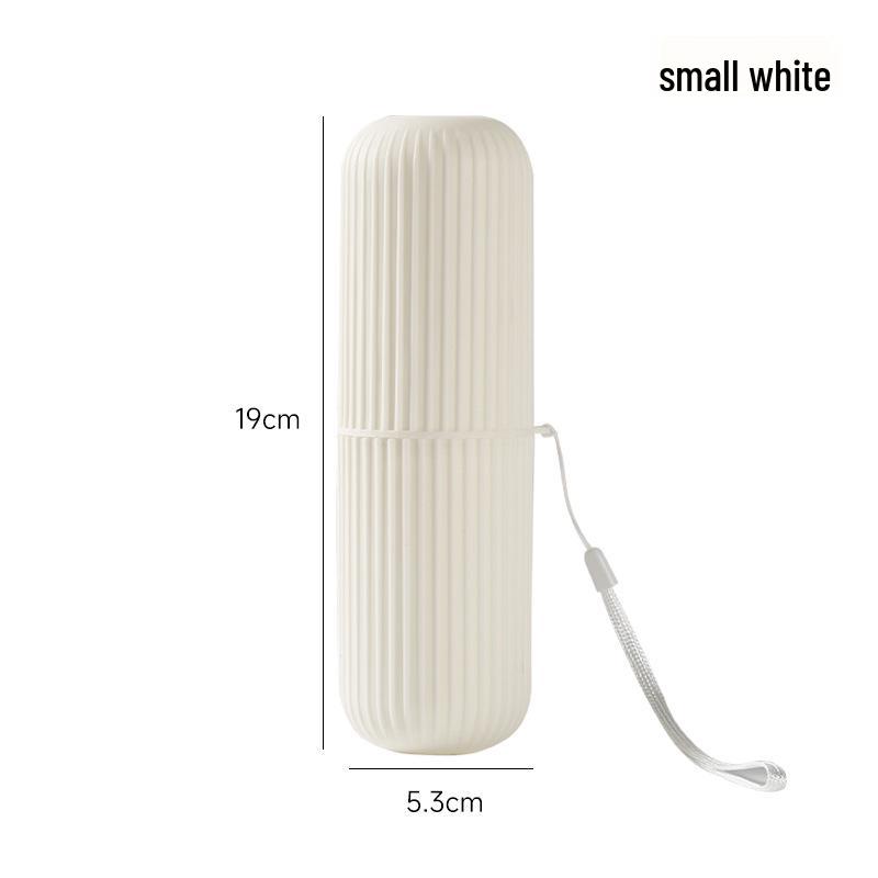 

Портативный полосатый набор: зубная щетка и стаканчик для полоскания рта - дорожный органайзер для туалетных принадлежностей.