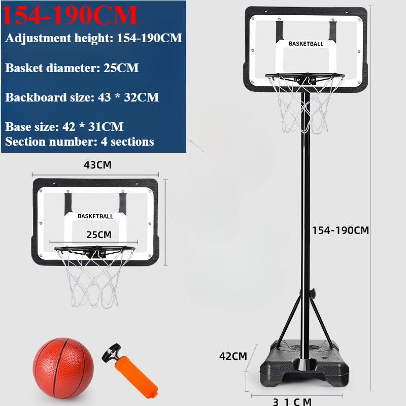 

Баскетбольное кольцо для детей со стойкой, регулируемая высота, баскетбольная стойка для малышей, спортивная игрушка для улицы и дома, рождественский подарок