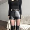 Ceinture de taille chic sculptée boucle alliage Y2K ceinture mode cuir PU