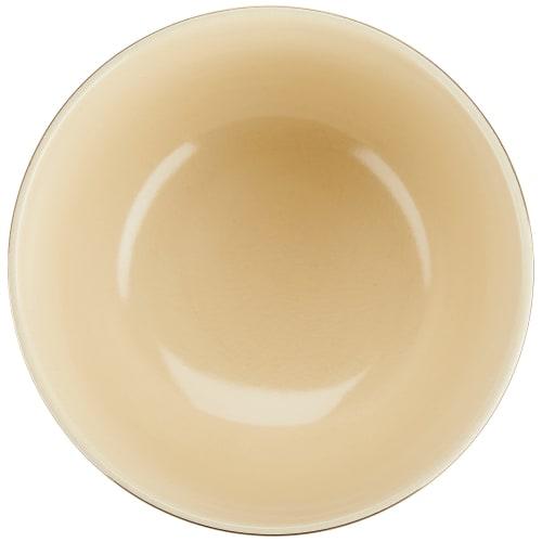 Miyachi Eikou Matcha Bowl, White, Size: Diameter 12.4cm x Height 7.8cm, Ninsei Kujudama, Paper Boxed