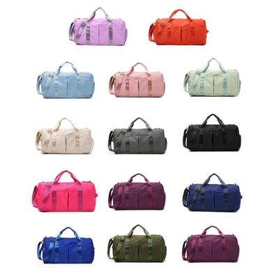Gym Bag for Men and Women Workout Duffel Bag with Shoe Compartment and Dry Wet Separated Pocket Travel Bag Multicolor