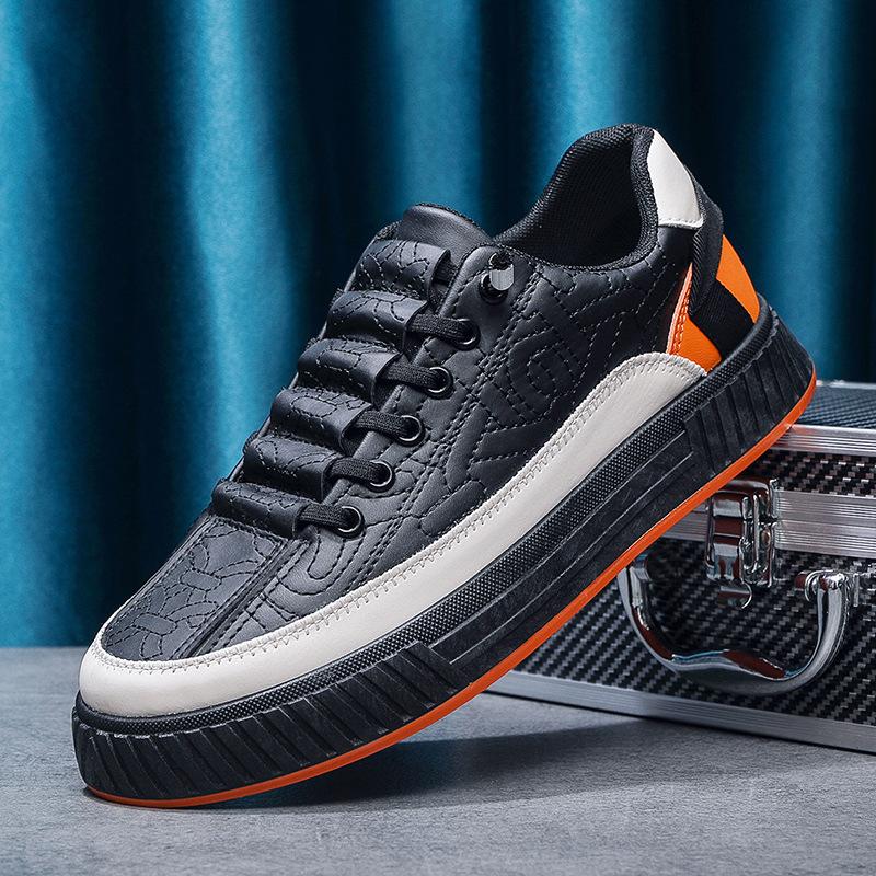 Men's Shoes New Teenage Sports Board Shoes Men's Thick Bottom Non-slip Casual Shoes