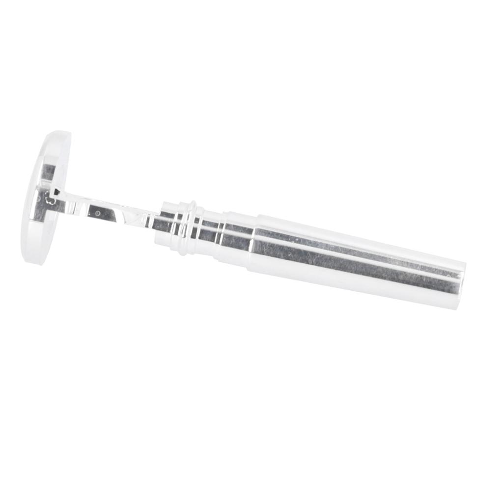 Trompetmunnstykke Sølvbelagt instrumenttreningstilbehør for saksofonhorn