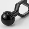 Open-Frame Camera Light Extension Arm, 1in Double-Ball Aluminum Alloy Rigs Connector for Positioning Underwater, Strobe, and Video Lights