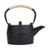 Vintage Cherry Blossom Enamel-Lined Iron Teapot