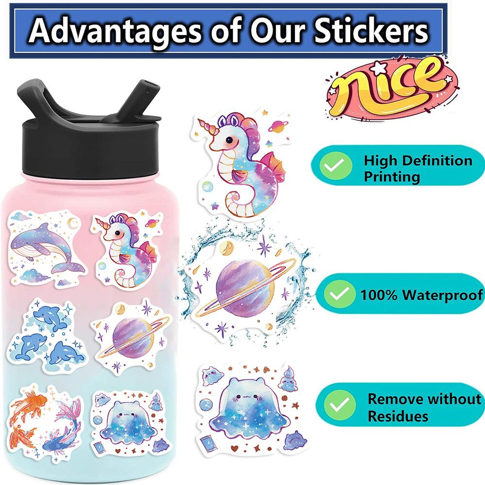 53 Starry Sky Creative Biology Graffiti Stickers Decorate Ipad Suitcase Notebook Diy Waterproof