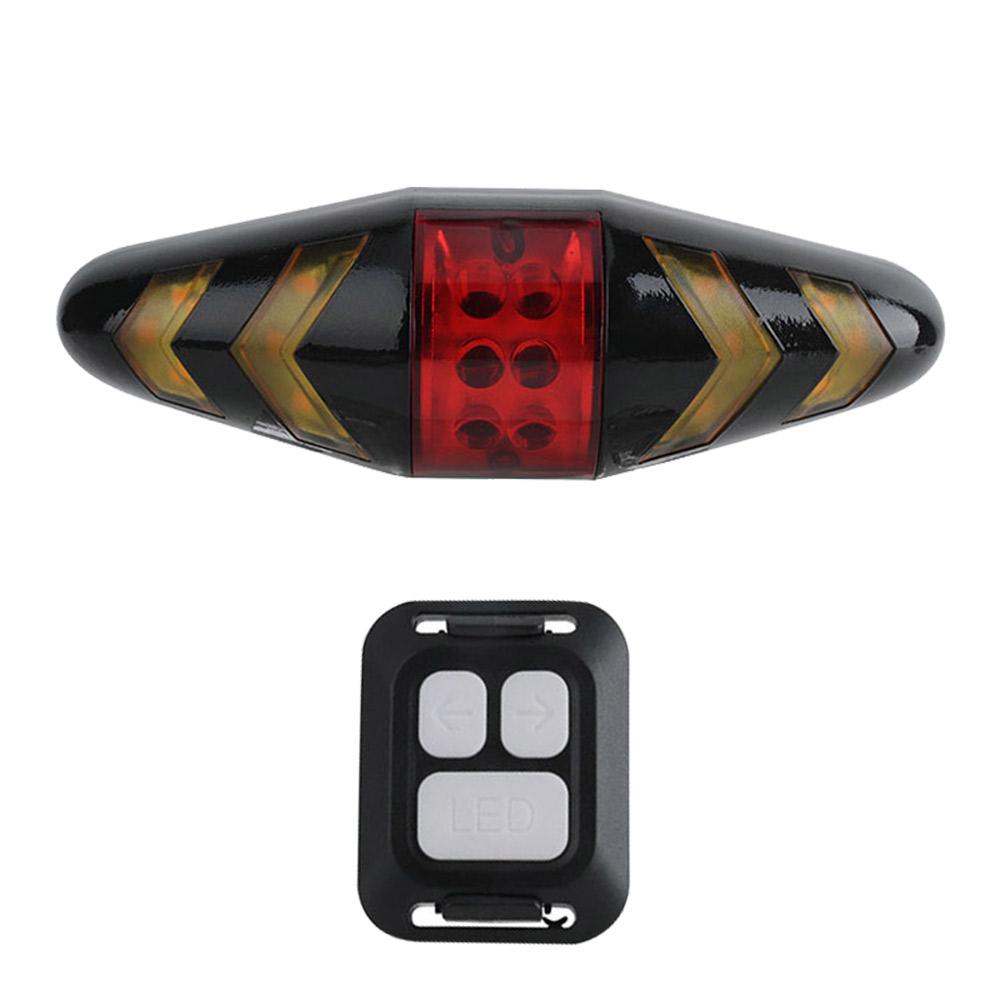 Bike Rear Lamp Smart Bike Wireless Remote Turn Signal Lights Bicycle LED Taillight Easily Installation Personal Bicycle Parts