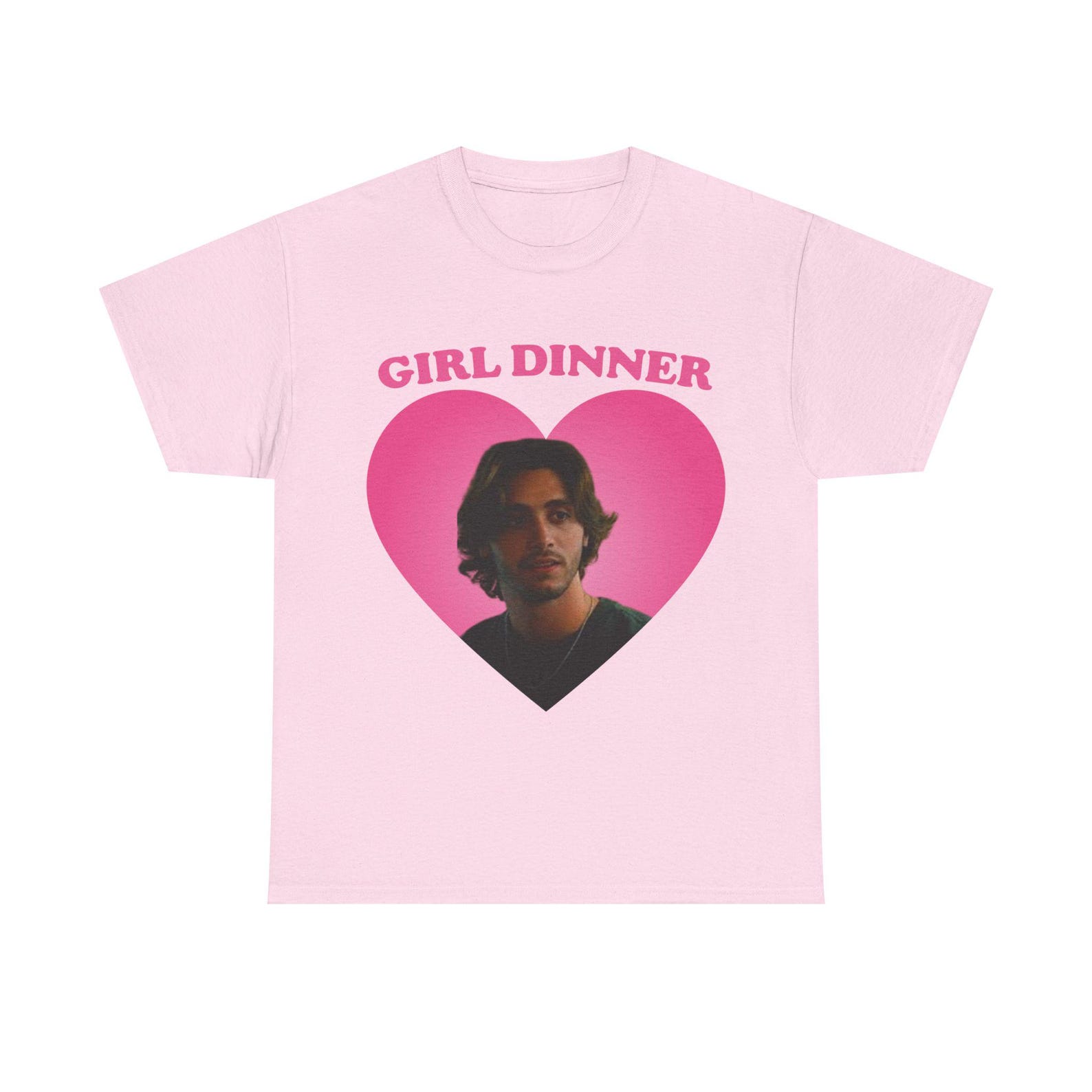 Girl dinner Antonio Cipriano pink hearT-Shirt S