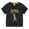 Kinderkleidung Kurzarm-T-Shirts Sing Film Grafik Kinder Sommer Lässig Niedlich T-Shirt