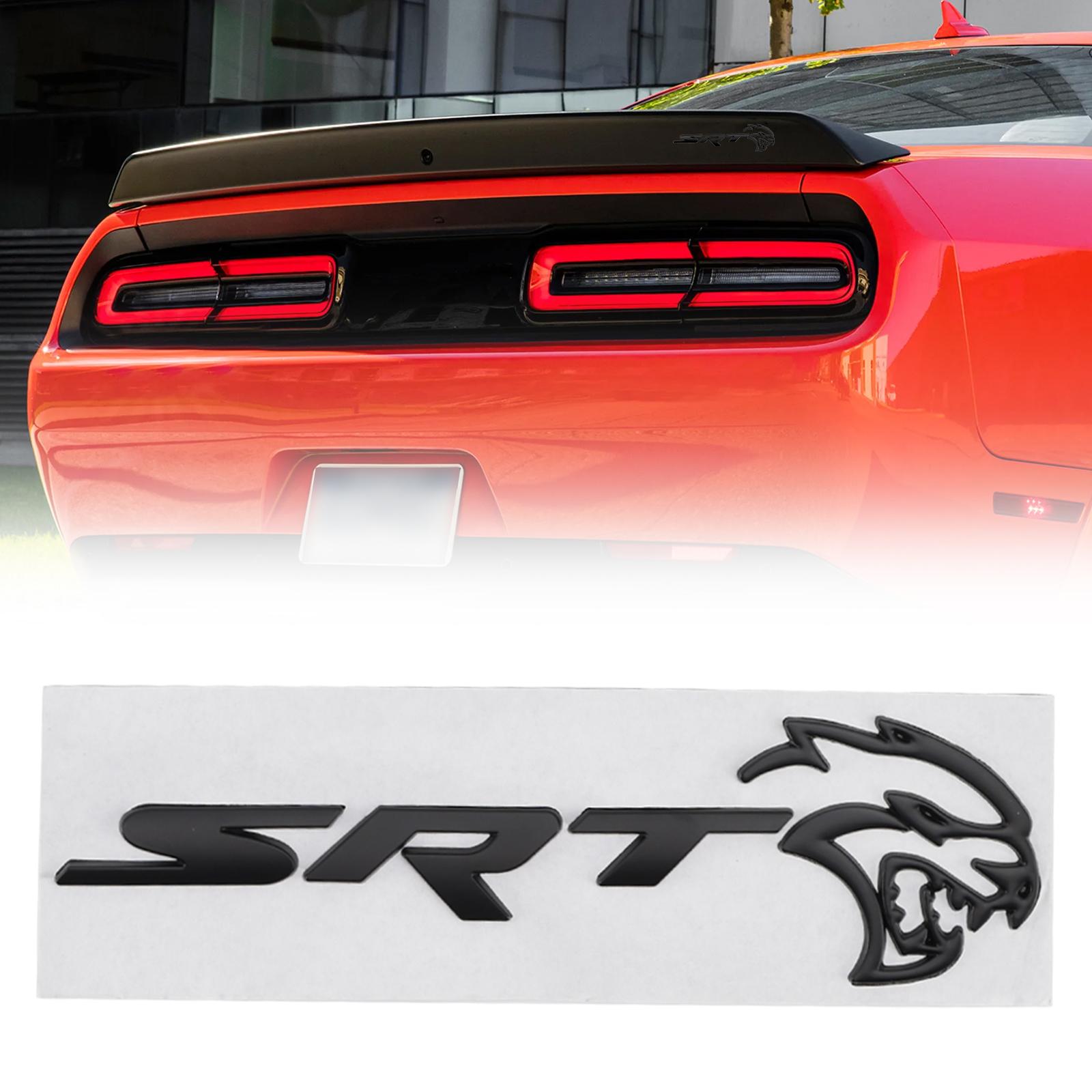 

Rear Tailgate SRT Hellcat Decal Emblem for Challenger Trunk Lid Badge
