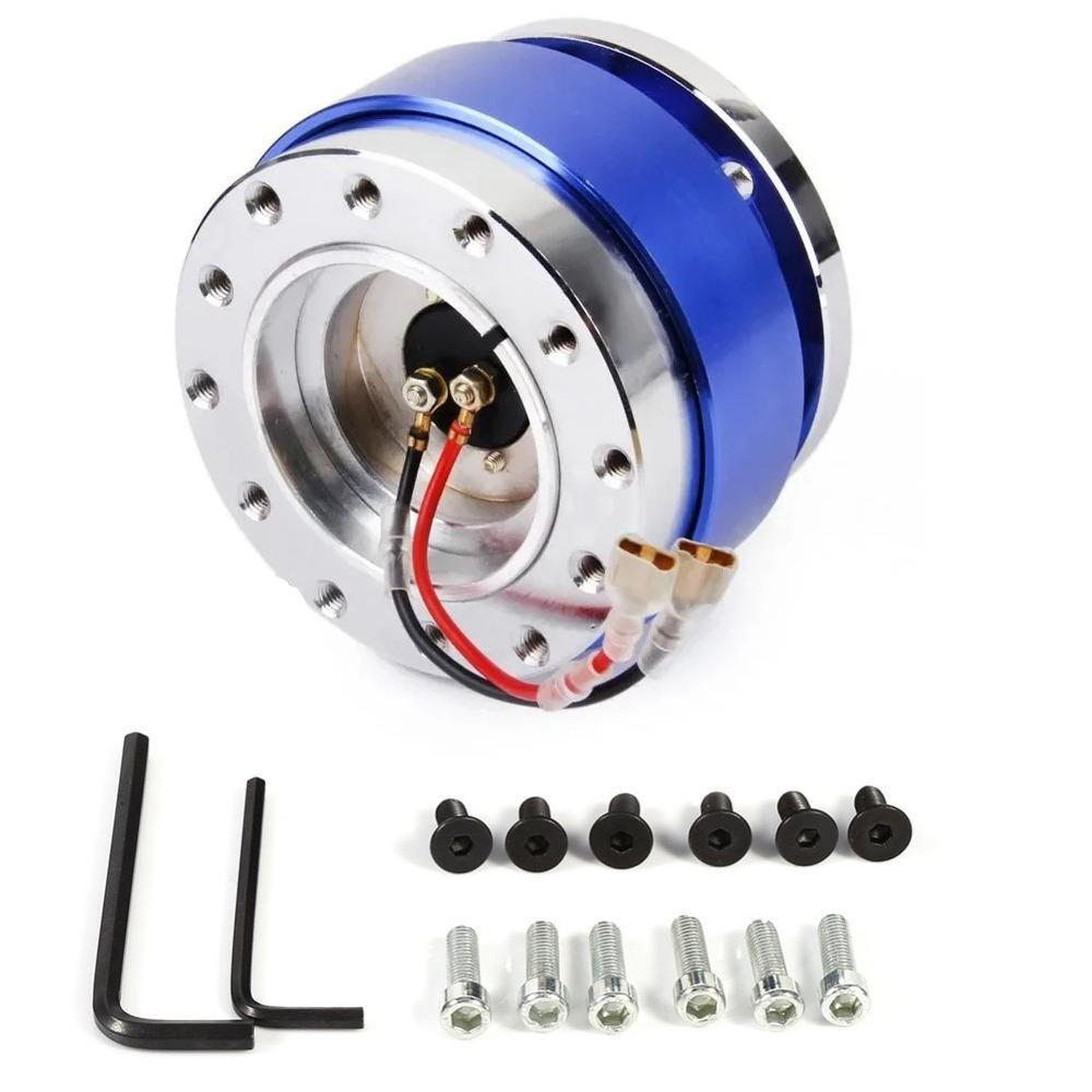 6 Hole Steering Wheel Quick Release 360° Rotation Modified Steering Wheel  Car Refit