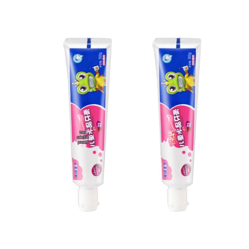 Frog Prince Kids Strawberry Toothpaste Twin Pack