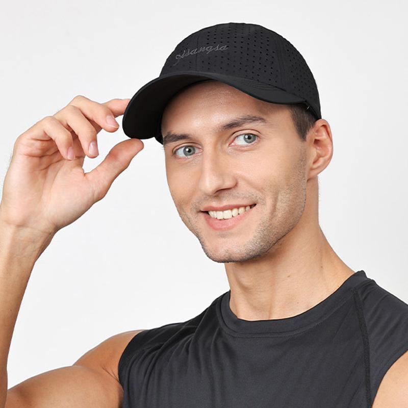 Summer Breathable Baseball Cap Men Sunscreen Sun Hat Embroidered Letter Quick-Drying Cap