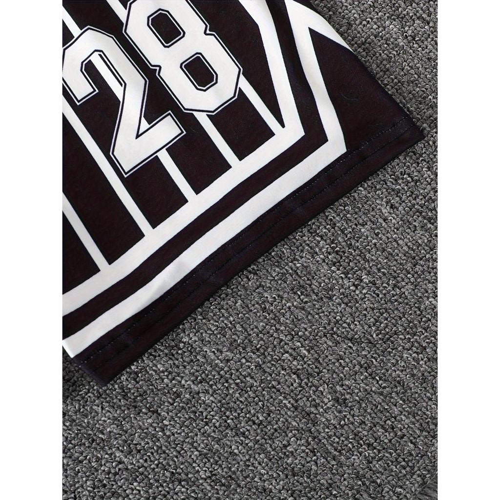 Boys' summer set, short sleeved T-shirt+shorts set, 3D digital printed children's sports set