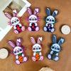 Niedlicher Osterhase Schlüsselanhänger Silikonform Individualisierter Hasen Schlüsselanhänger Resinform Großartig für DIY-Projekte zum Osterthema