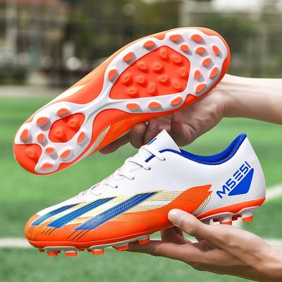 Foreign Trade Low-top Football Shoes Men's and Women's AG Long Nails TF Broken Nails, Non-slip and Breathable Training Shoes for Primary and Secondar