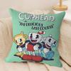 CUTE Cartoon C-Cuphead Pillow Case Removable Washable Cushion Cover – All-Season Soft Linen