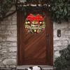 Christmas Wreath Artificial Flower Garland Door Front Wreath Xmas Hanging Wreath Garland for Xmas Decoration - Style 03
