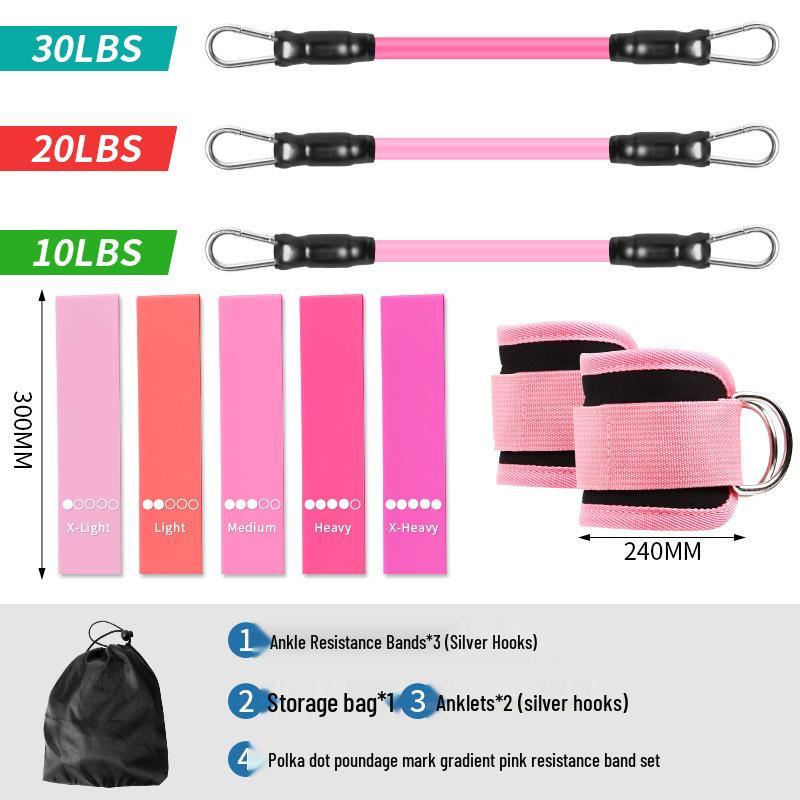 Ankle Buckle Resistance Band for Fitness and Yoga Stretching