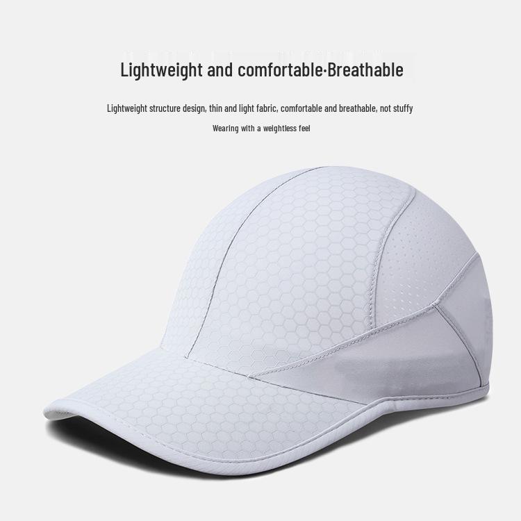 Unisex Quick-Drying Korean Style Mesh Baseball Cap - Outdoor Sunshade & Sunscreen