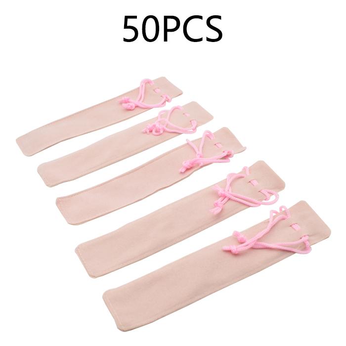 50 stücke Pro Los Samt Stift Beutel Halter Einzel Geschenk Bleistift Tasche Stift Fall mit Seil Büro & Schule Liefert Farbe Geschenk
