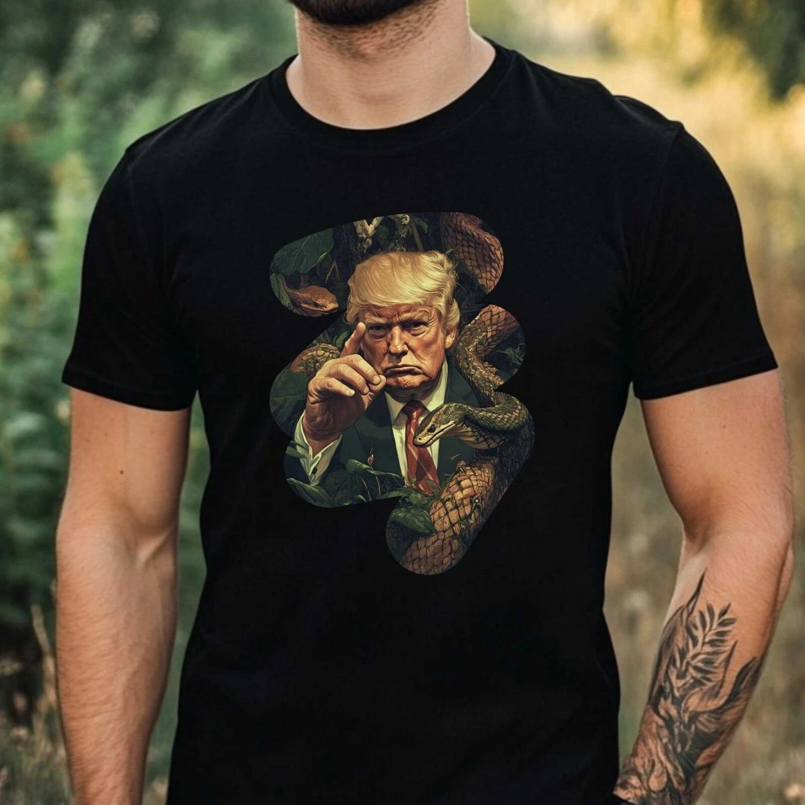 T-Shirt Herren Donald Trump Motiv Baumwolle Größe XS bis 5XL XS