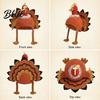 Adult Thanksgiving Party Headwear Funny Turkey Hat for Adults Costume Accessory Novelty Soft Plush Knitted Accessory Women Men Fall Holiday