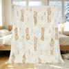 Lightweight Flannel Throw Blanket – Bear Series, Soft Cozy Warm Plush Blanket for Home, Napping, Christmas & Halloween