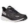 HOKA Clifton 9 2E Bred Svart Hvit Herresneakers 1132210-BWHT