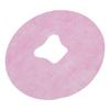 100Pcs Massage Face Cover Disposable Hole Design Fabric Round Pink for Home Salon