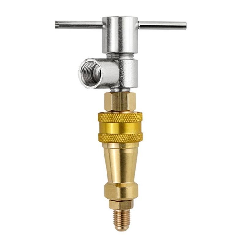 Refrigerator Quick Coupling Fridge Refrigerants Refill Adapter High Pressure Washer Connector Tool Easy to Install