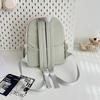 Women Contrast Color Backpack Junior High School Student Travel Small Schoolbag