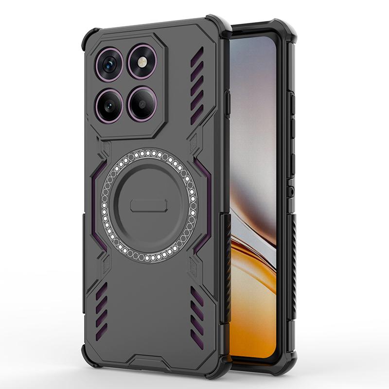 KEYSION Hollow Heat Dissipation Case for Motorola Edge 60 Pro 5G Magnetic Cooling Shockproof Phone Cover for Edge 60 S 60 Fusion