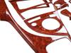 ZVW 30 Interior Brown Wood Grain TRISTAR'S [Prius Series] Panel, 19-Piece Set,