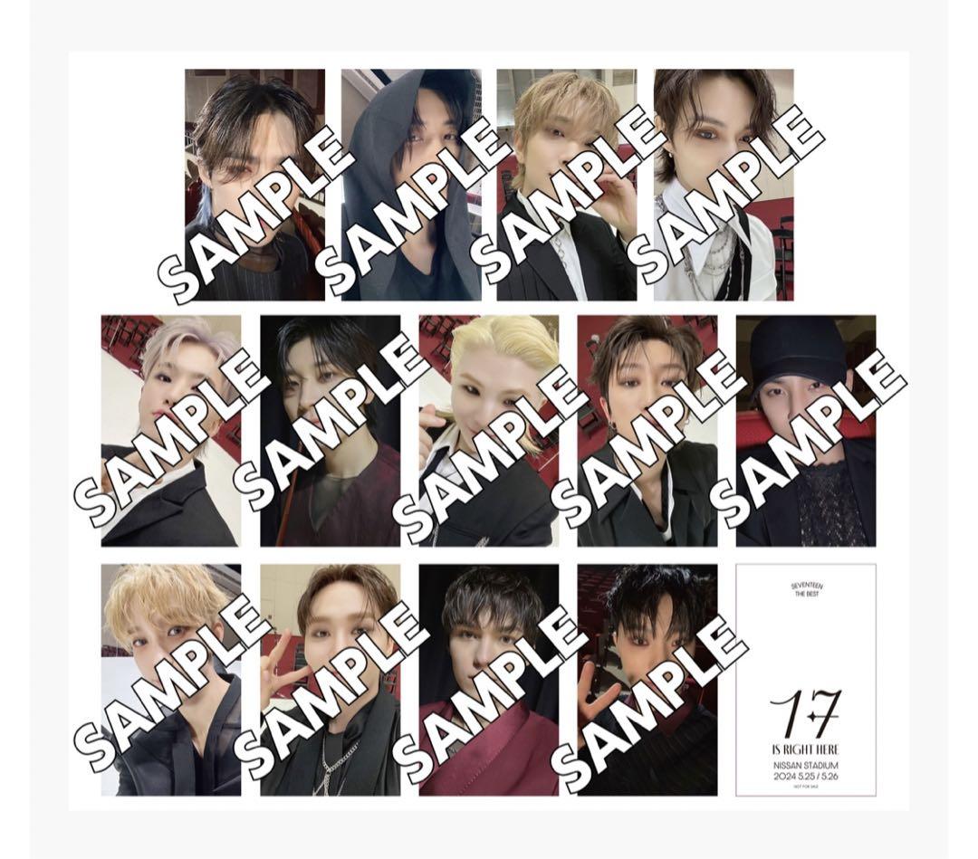 

[USED] SEVENTEEN Visitor Exclusive Trading Cards Nissan Stadium