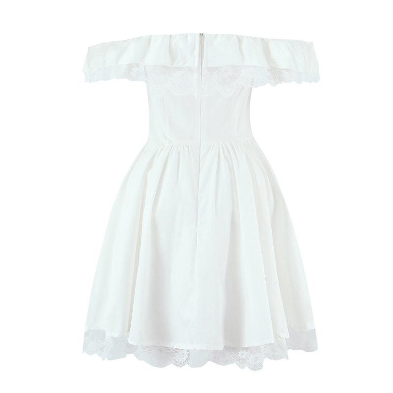 2025 Sleeveless Retro One-Shoulder Sexy Slim-Fit Mini Dress for Women